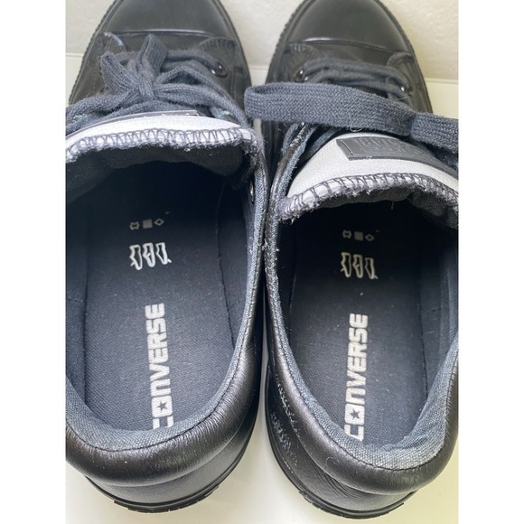 Chuck Taylor All Star Madison Reflective Converse Shoes9.5 Leather Black 553424C - Picture 13 of 16